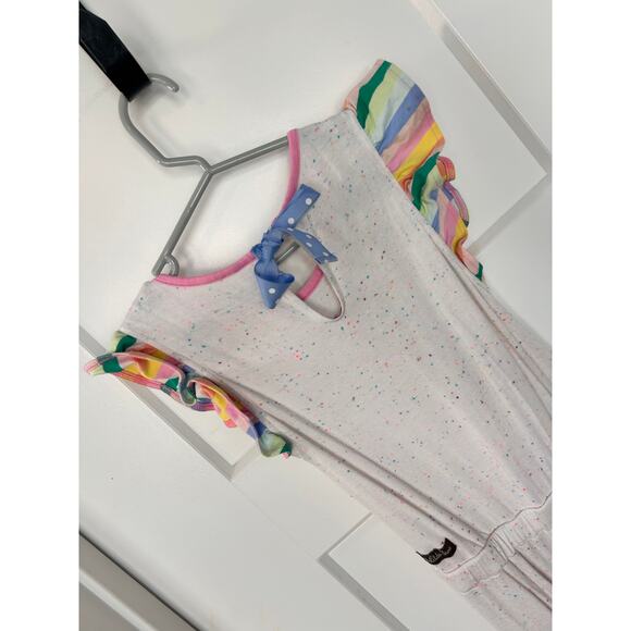 Matilda Jane Girls Dots Lets Go Together Kindness Romper Multicolor Size 6 - Picture 9 of 13